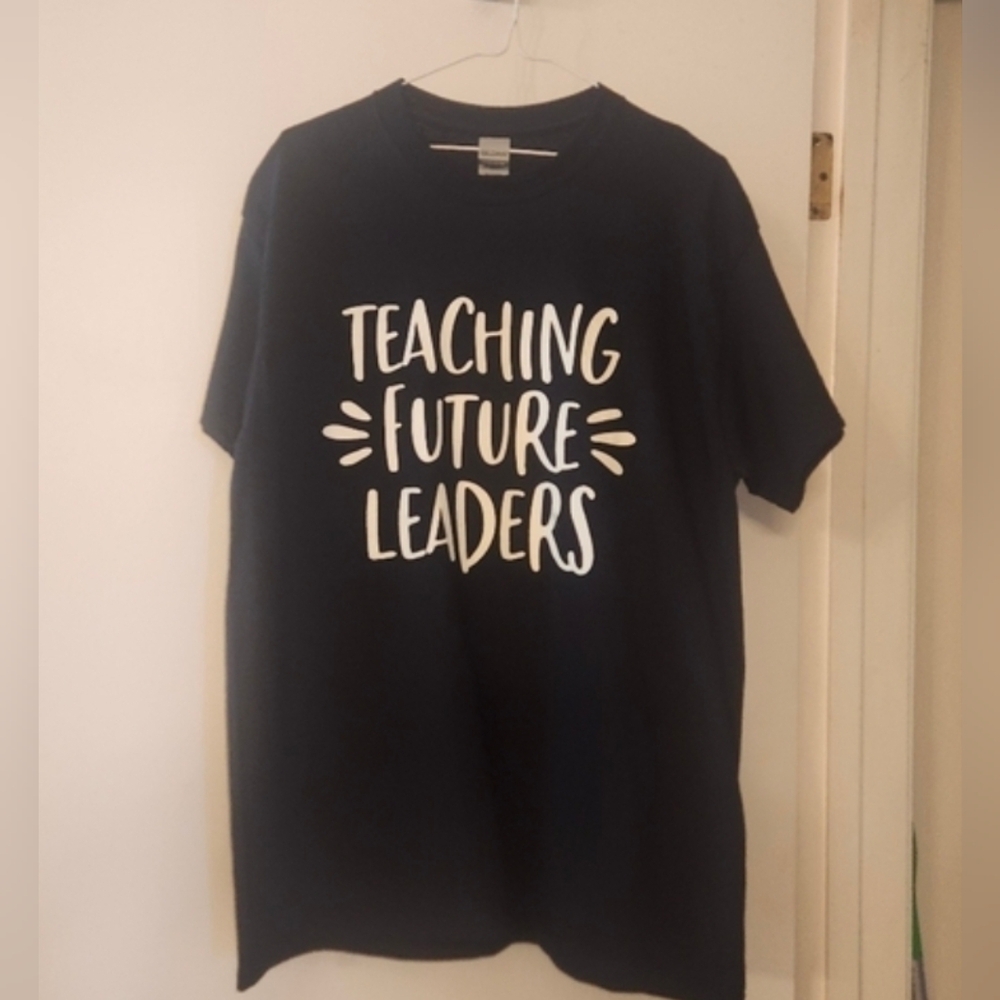 Teaching Future Leaders Black And White T-shirt